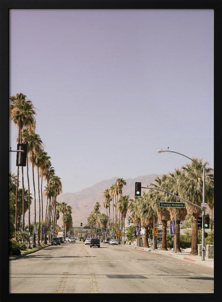 Palm-Lined Avenue | Poster