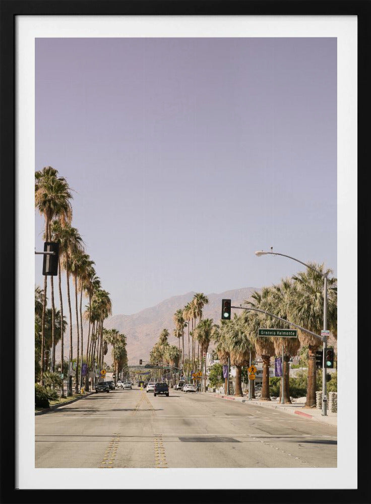 Palm-Lined Avenue | Poster