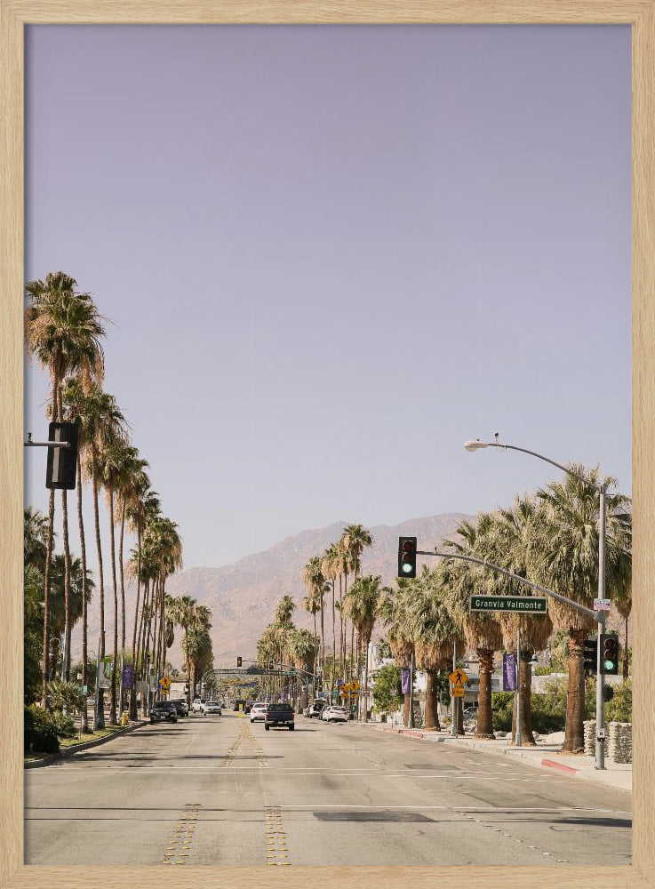 Palm-Lined Avenue | Poster