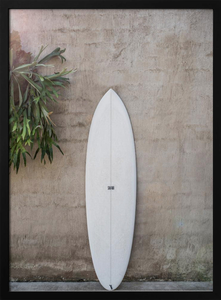White Surfboard | Poster