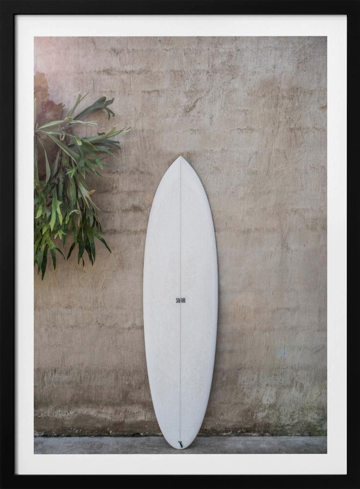 White Surfboard | Poster