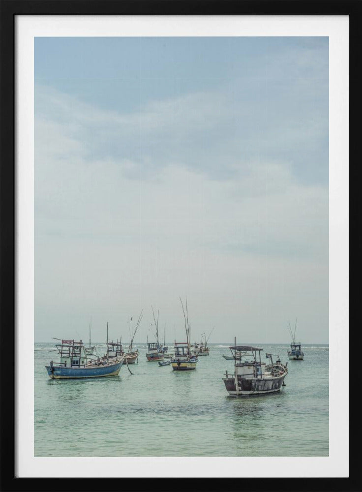 Tranquil Sea Vessels | Poster