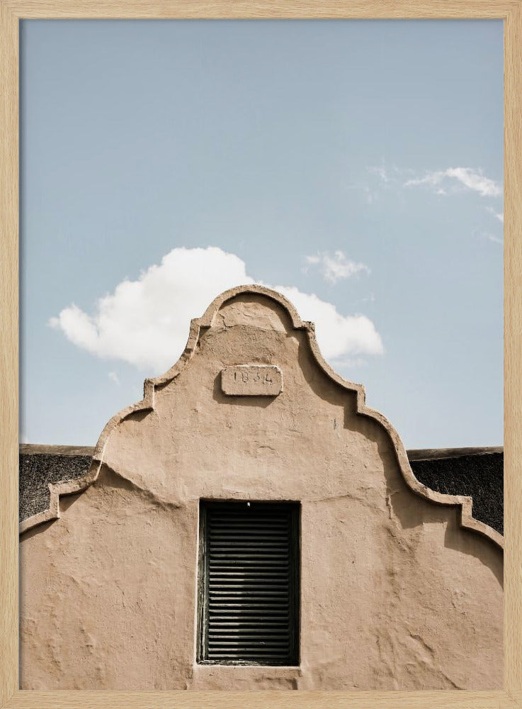 Vintage Gable With An Arched Window | Poster
