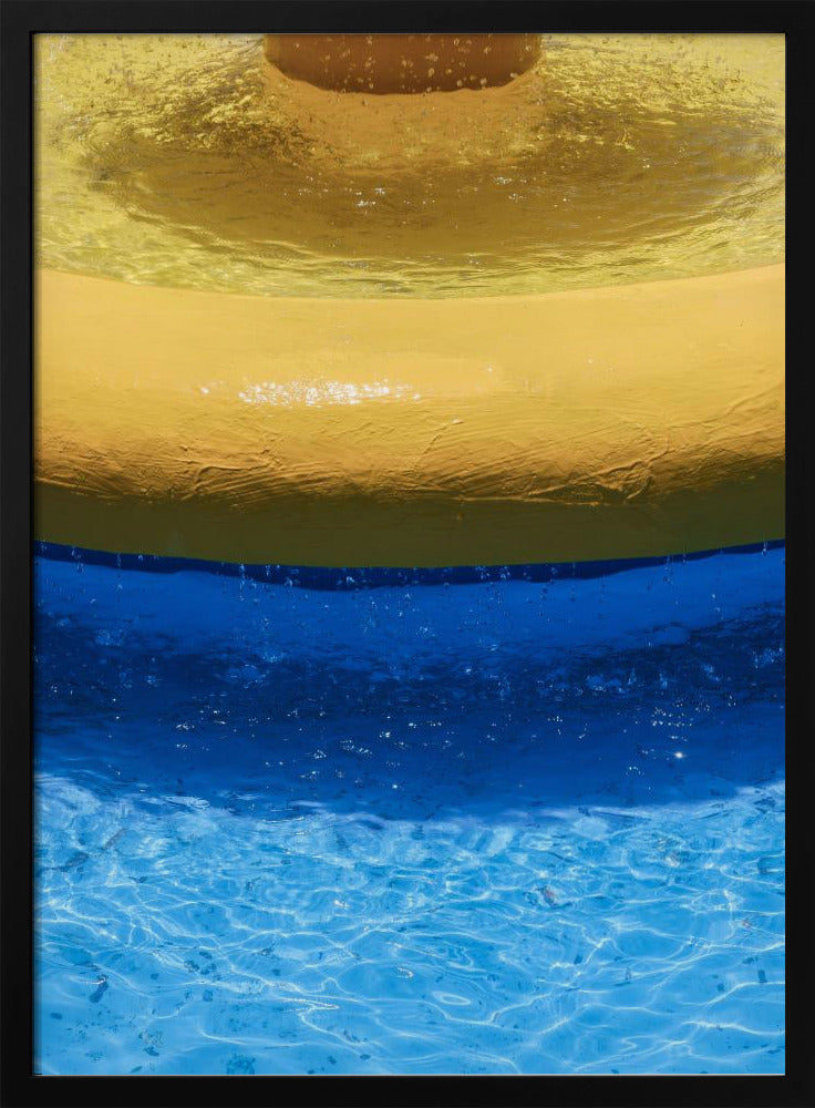 Yellow And Blue Bands | Poster