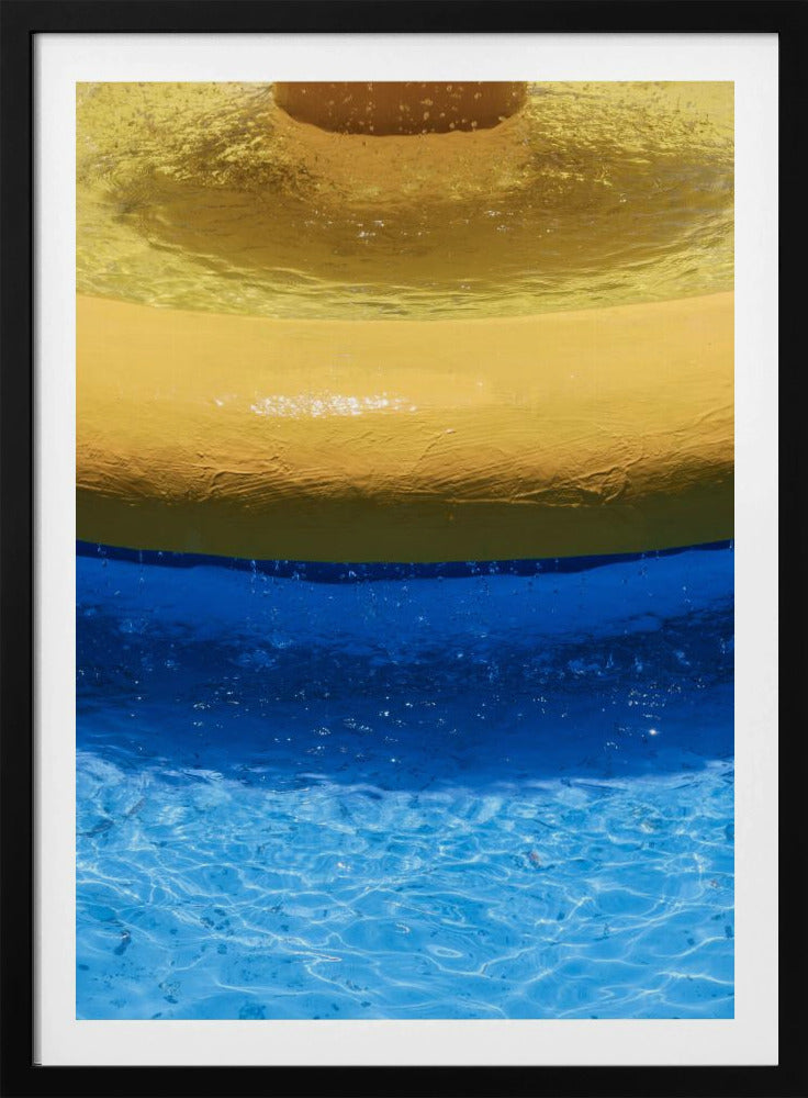 Yellow And Blue Bands | Poster