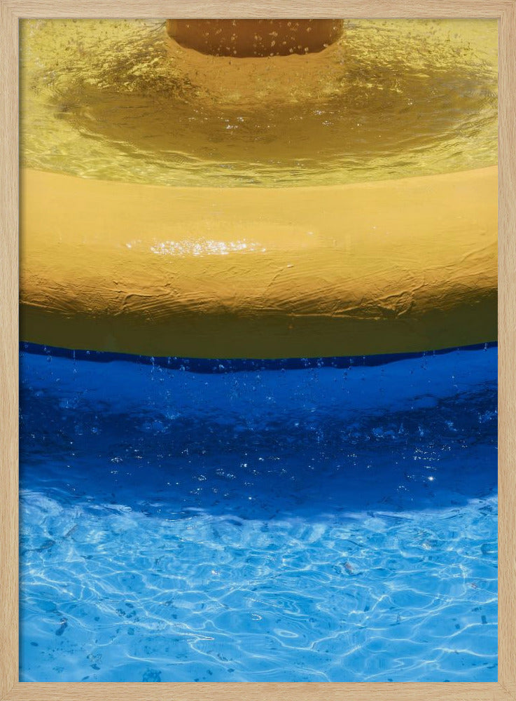 Yellow And Blue Bands | Poster