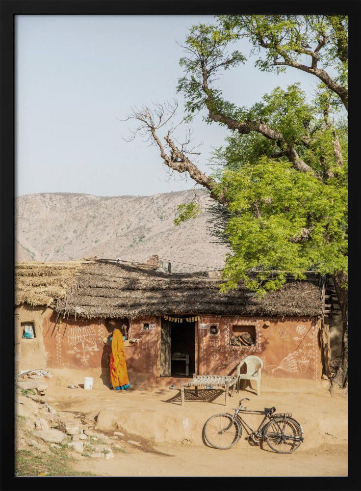 Rustic Indian Village Scene | Poster