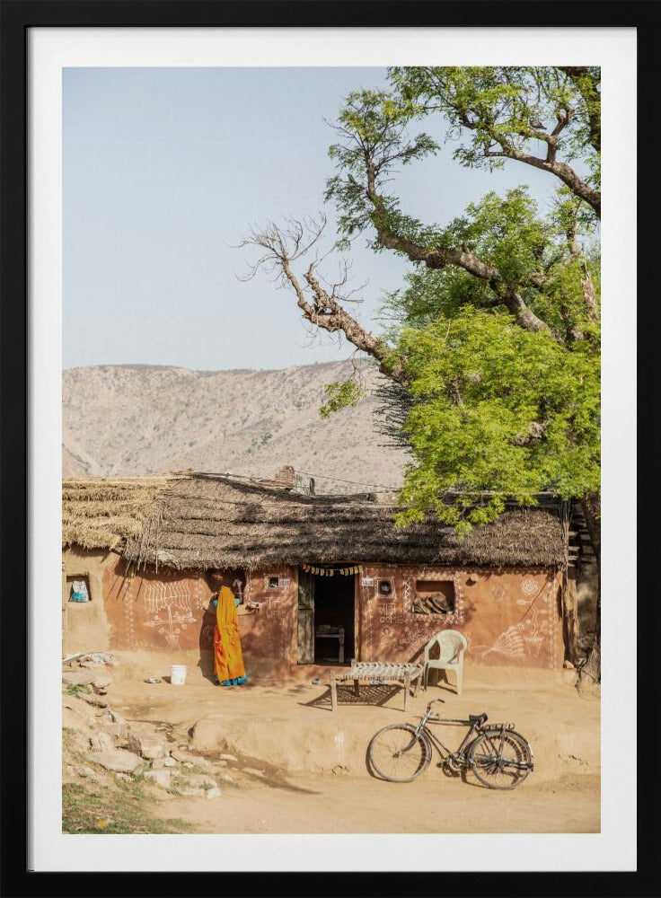 Rustic Indian Village Scene | Poster