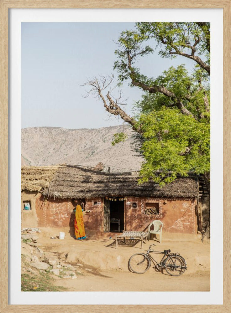 Rustic Indian Village Scene | Poster
