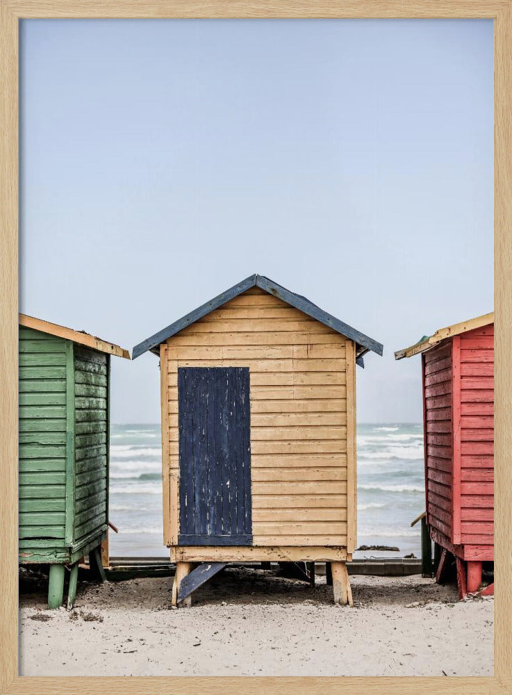 Colorful Beach Huts | Poster
