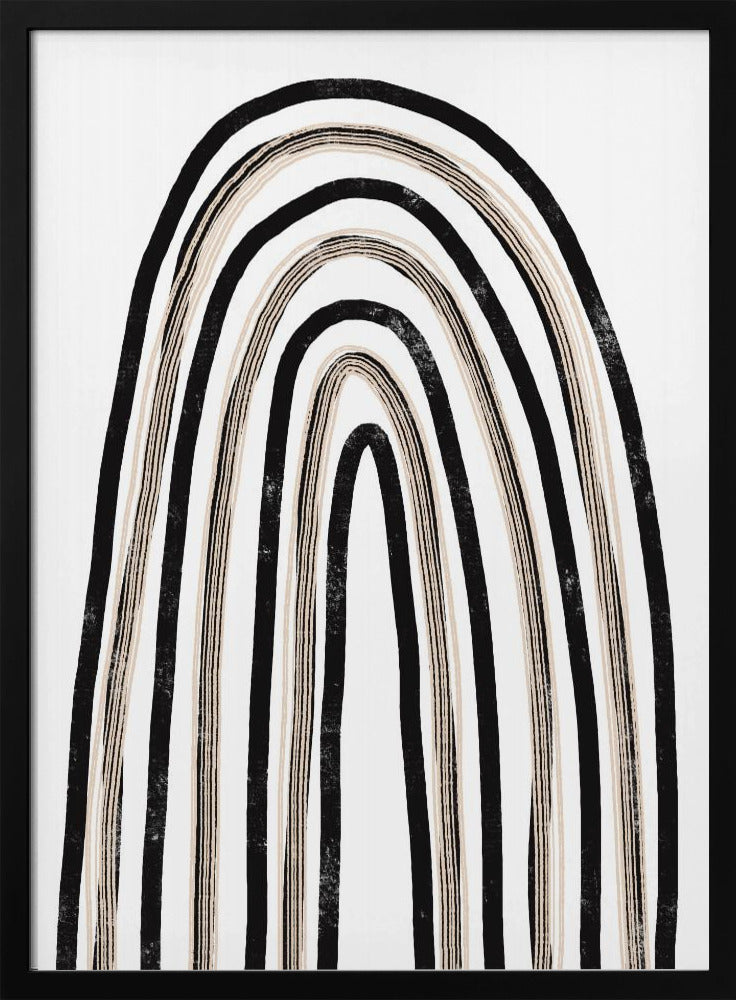 Monochrome Arches | Poster