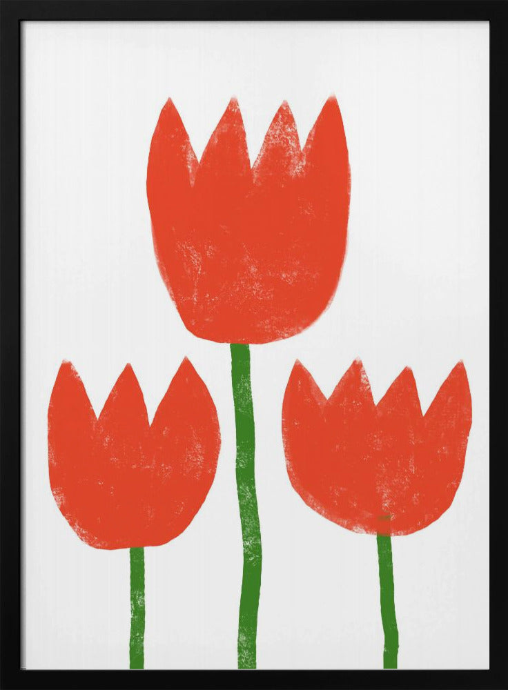 Red Tulip Trio | Poster