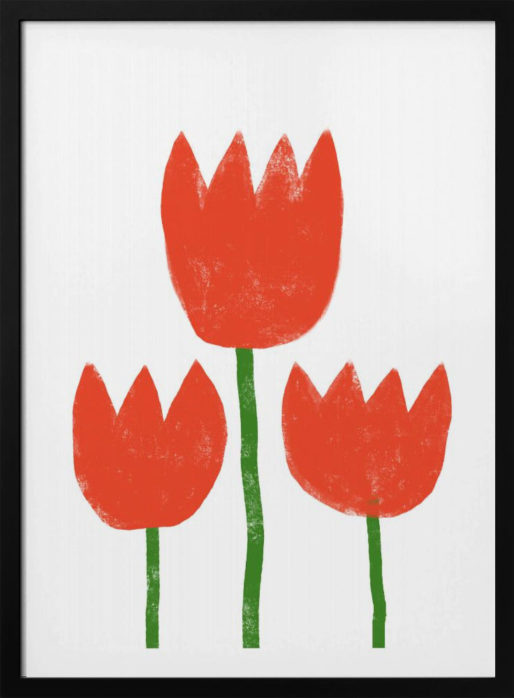 Red Tulip Trio | Poster