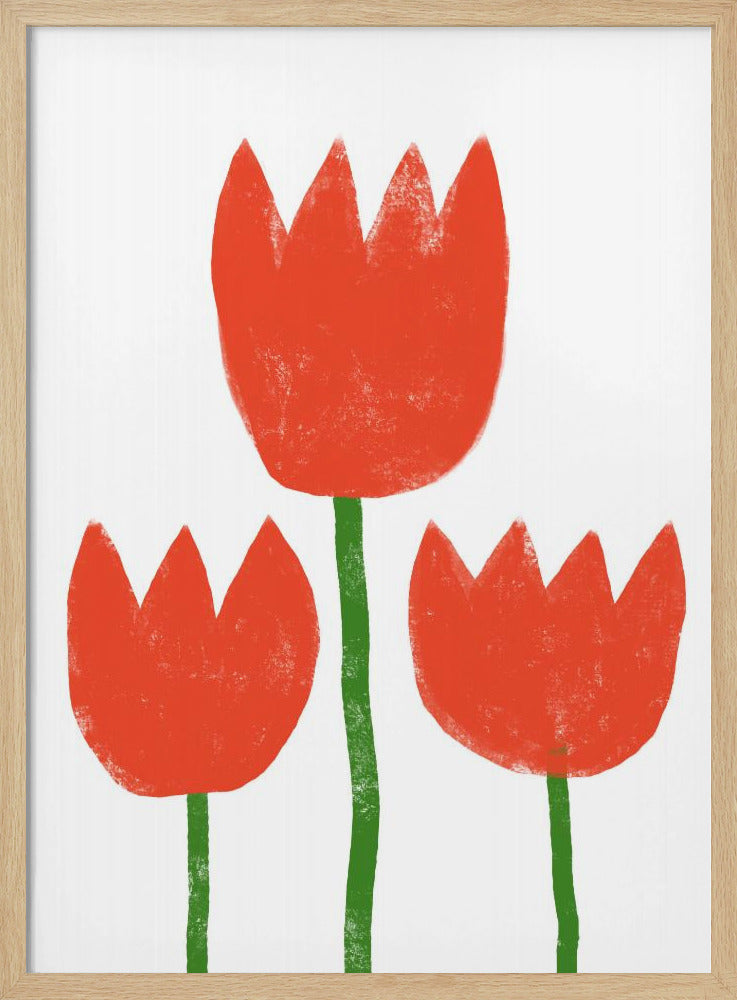 Red Tulip Trio | Poster