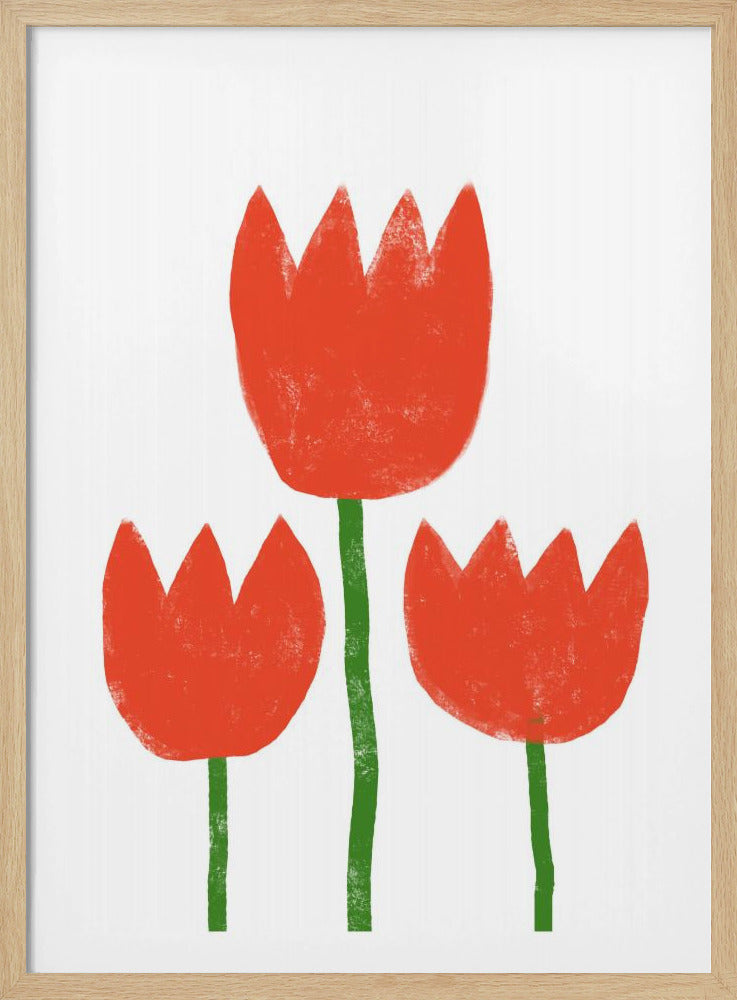 Red Tulip Trio | Poster