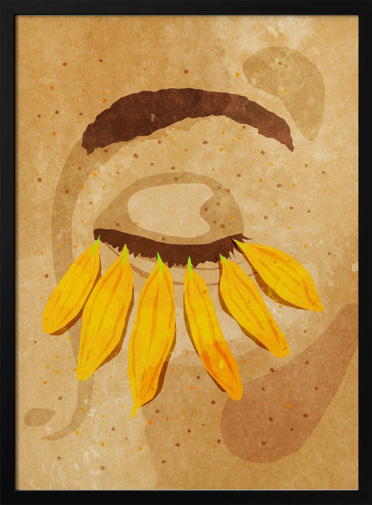 Flower power eye lashes | Poster