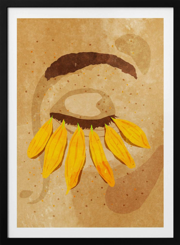 Flower power eye lashes | Poster