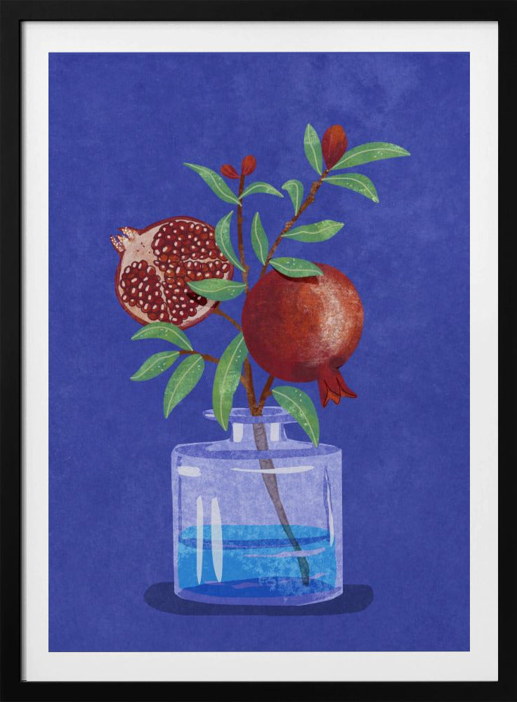 pomegranate in Vase | Poster