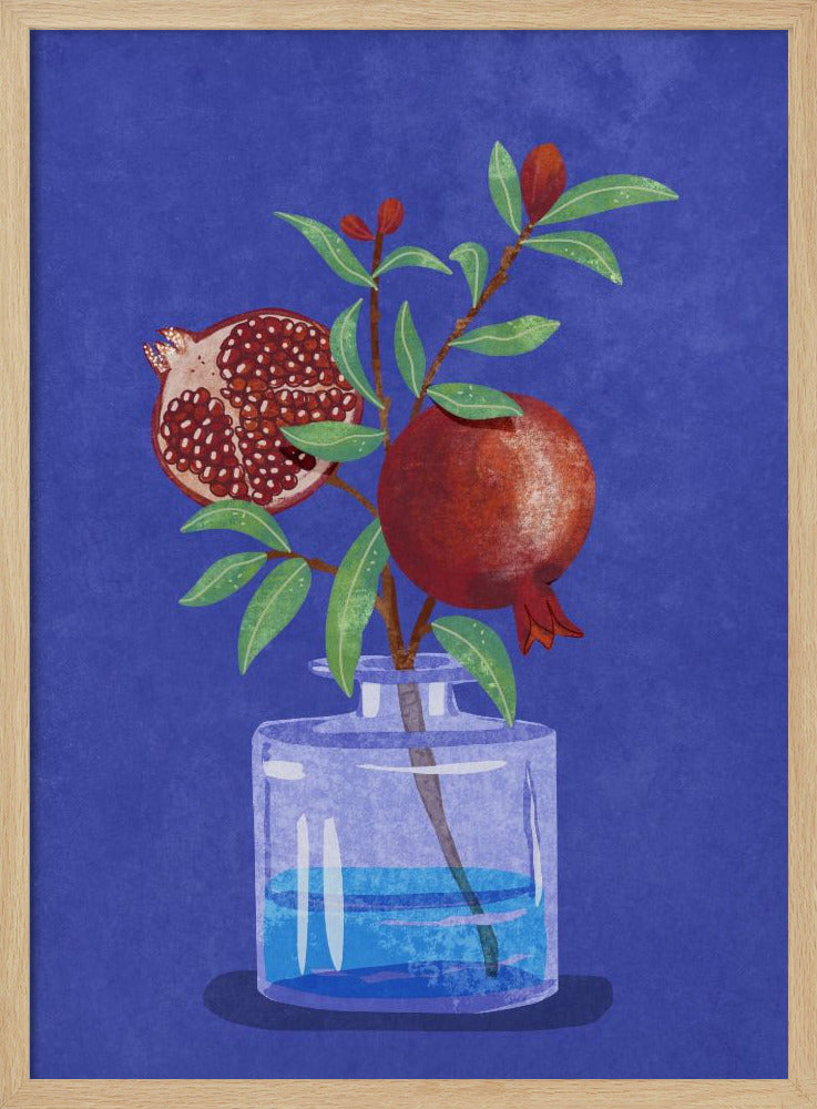 pomegranate in Vase | Poster
