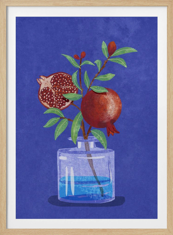 pomegranate in Vase | Poster