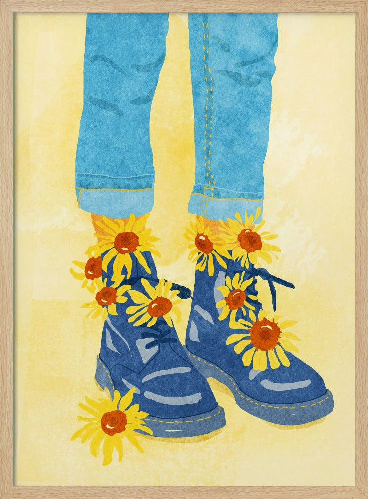 Sunflower Walk | Poster
