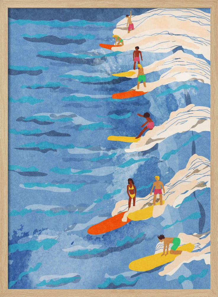 chilled surfing | Poster