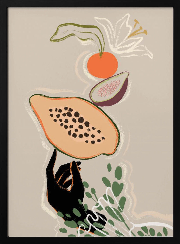 Balancing Fruits | Poster