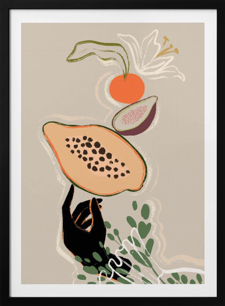 Balancing Fruits | Poster