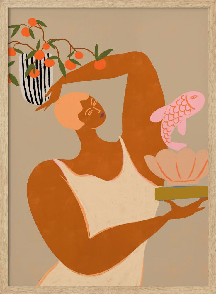 Fish And Oranges | Poster