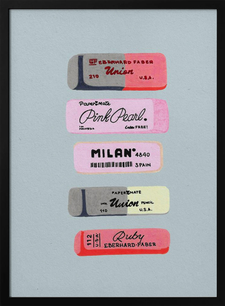 Erasers Art Print | Poster