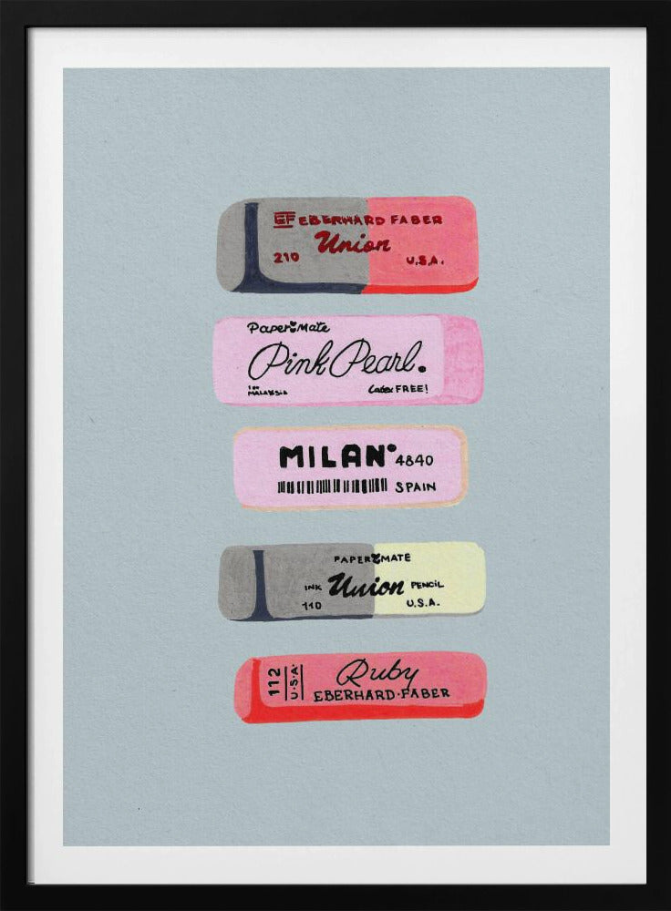 Erasers Art Print | Poster