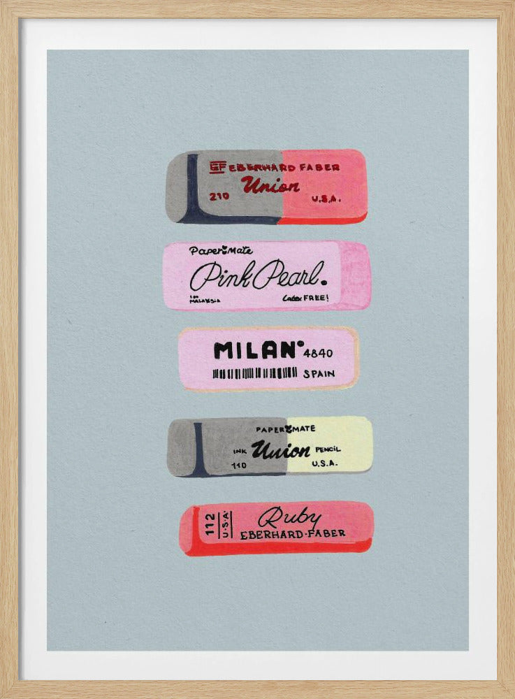 Erasers Art Print | Poster