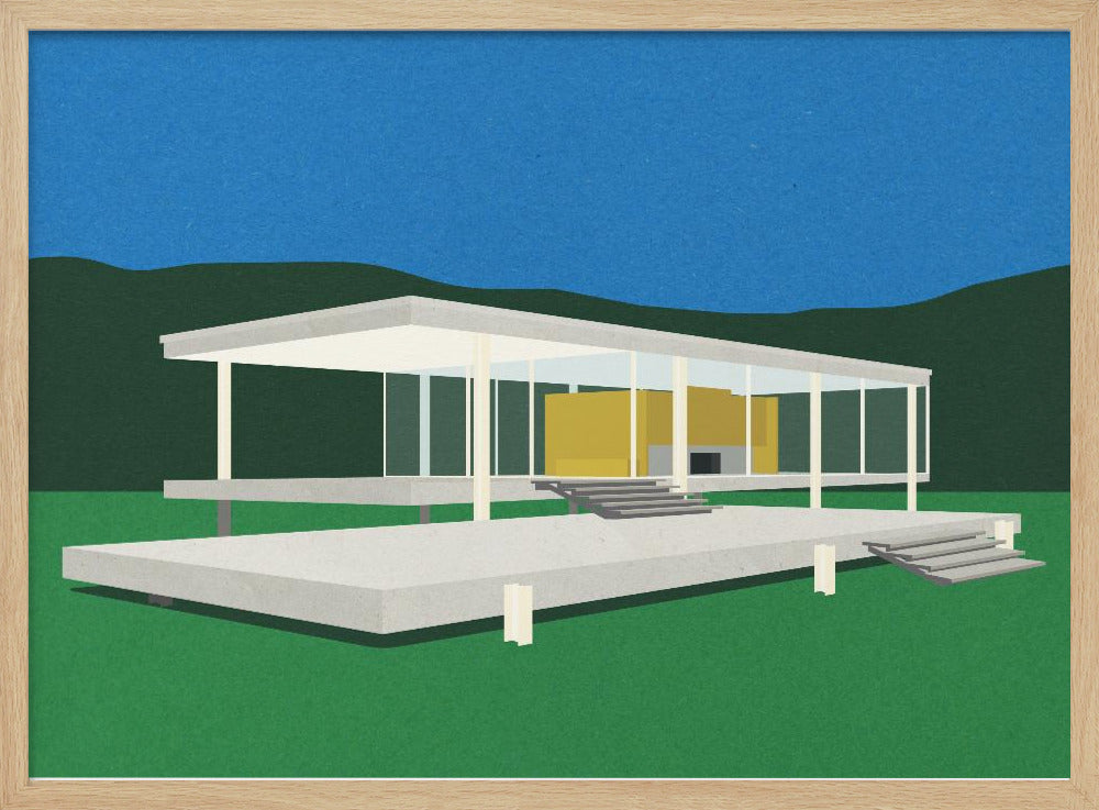 Ludwig Mies Van Der Rohe Farnsworth House | Poster