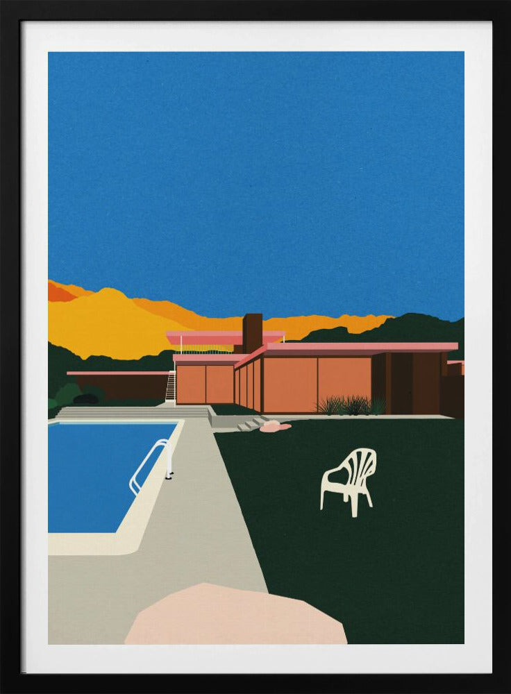 Kaufmann Desert House Poolside | Poster