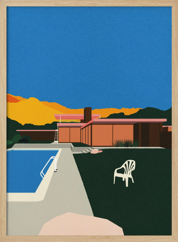 Kaufmann Desert House Poolside | Poster