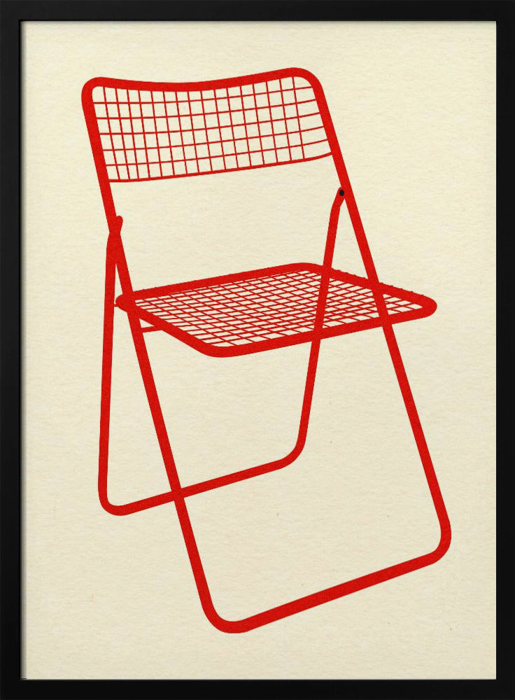 Ted Net Chair Red | Poster