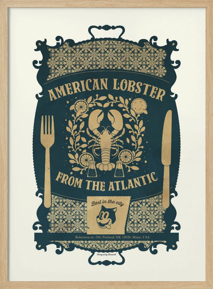 Lobster Baroque Print | Poster