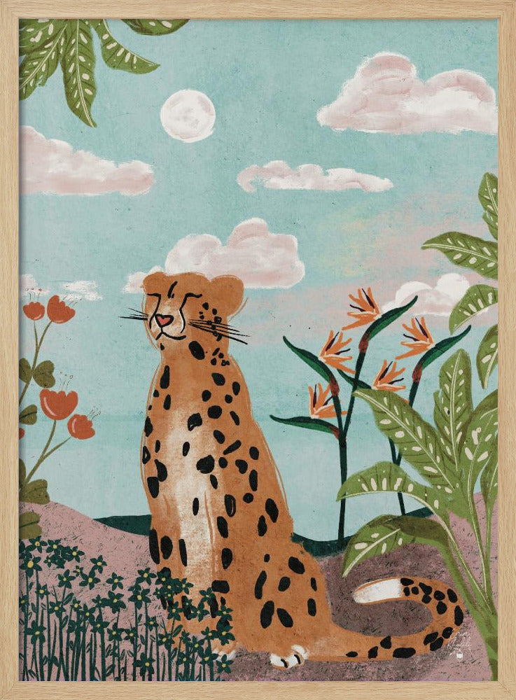 Leopard In Jungle  Erum Khalili.png | Poster