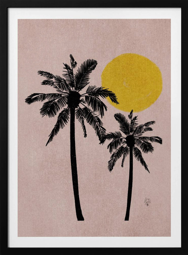 Pink Bg Palm Tree Erum Khalili.png | Poster