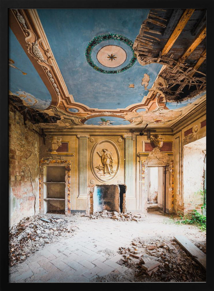 Abandoned Villa with Fresco | Poster