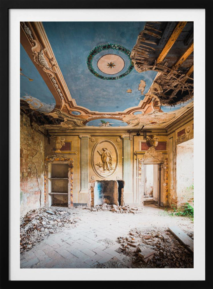 Abandoned Villa with Fresco | Poster