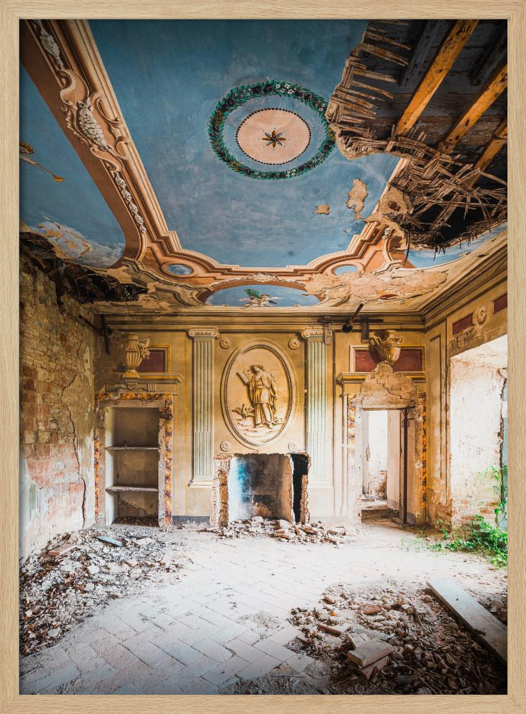 Abandoned Villa with Fresco | Poster