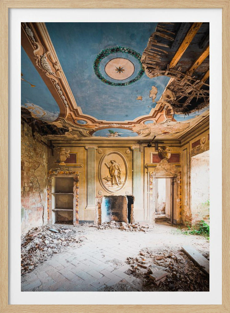Abandoned Villa with Fresco | Poster