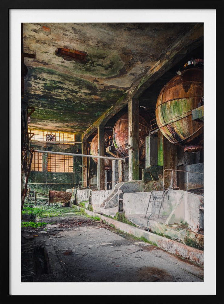 Rusty Industrial Balls | Poster