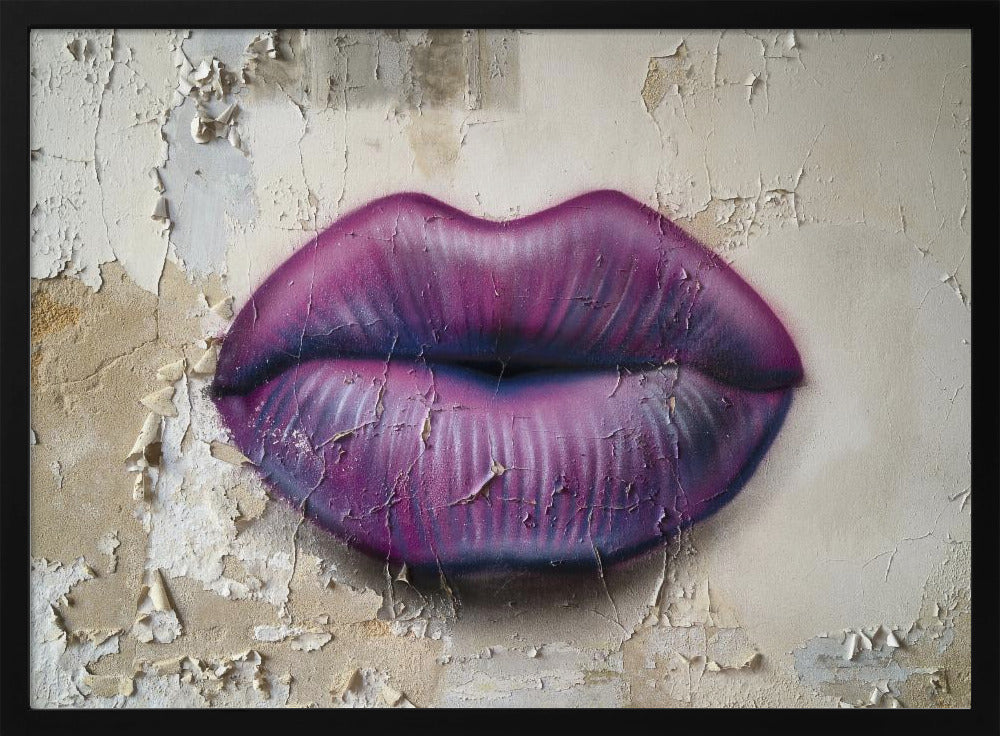 Lips on the Wall | Poster