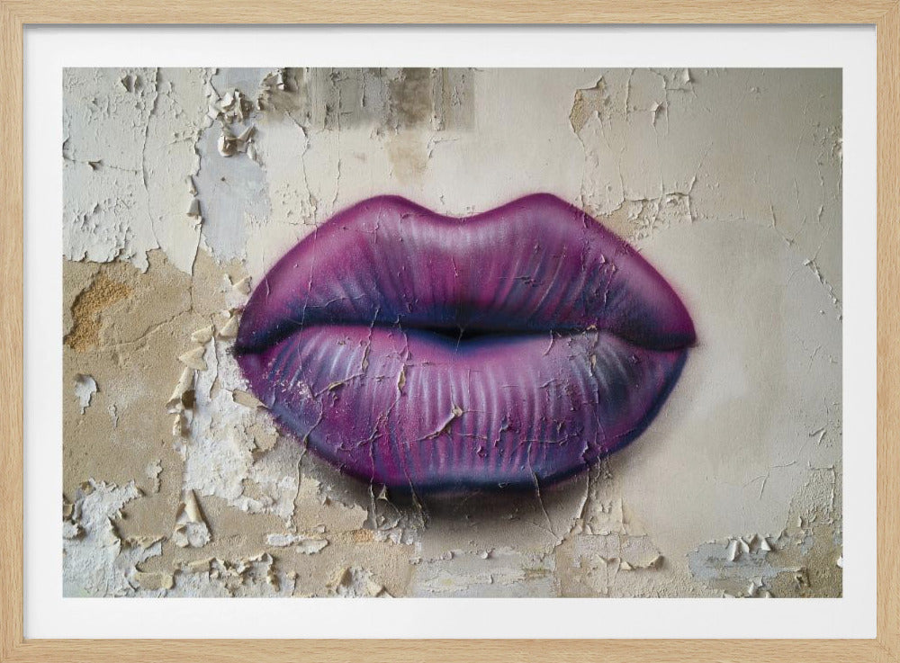 Lips on the Wall | Poster