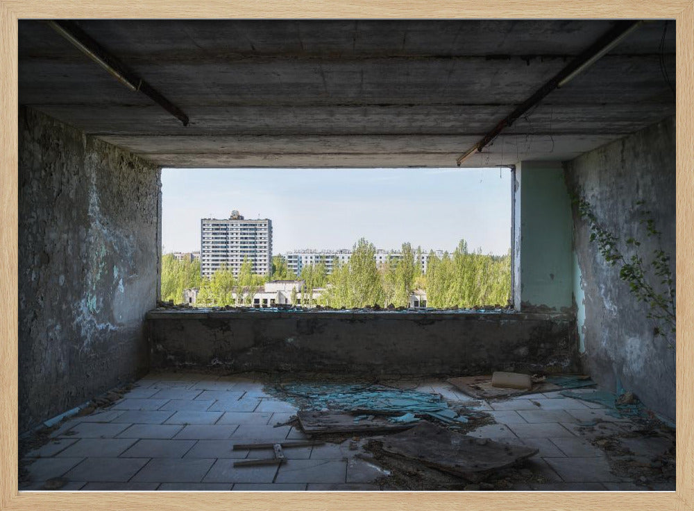 View at Pripyat in Chernobyl | Poster
