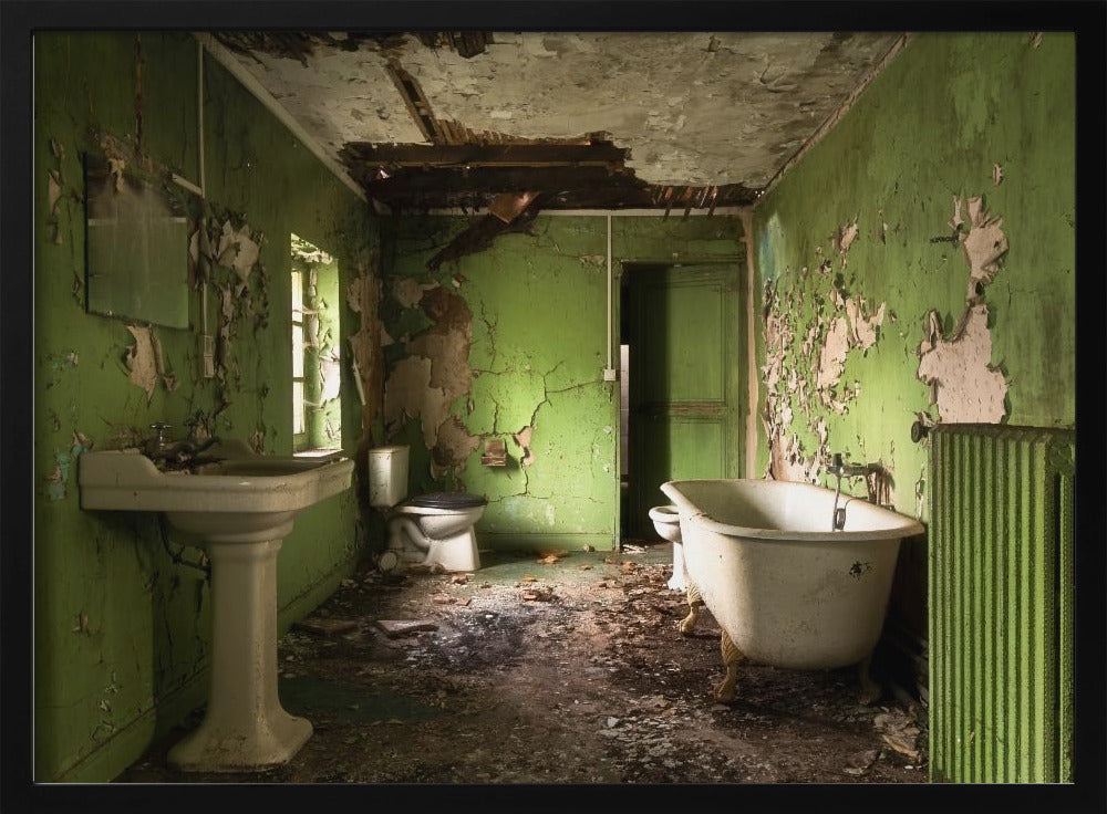 Green Bathroom | Poster