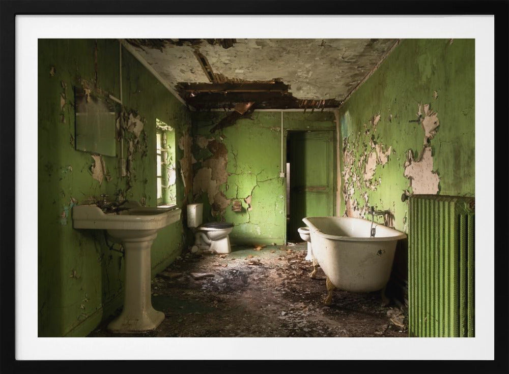 Green Bathroom | Poster