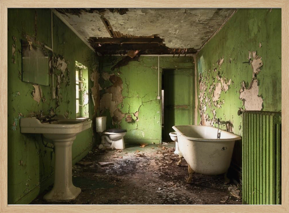 Green Bathroom | Poster